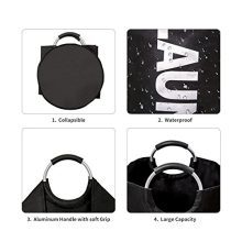 82L Large Laundry Basket - Collapsible and Waterproof Fabric Hamper for Easy Laundry Storage on the Go!