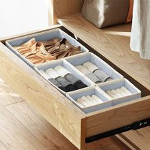 LadyRosian 12 Pack Foldable Drawer Organizers, Storage Boxes