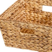 Honey-Can-Do Tall Water Hyacinth Basket Bin, Large