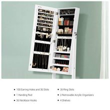 Lockable Storage Organizer Unit with 2 Plastic Cosmetic Storage
