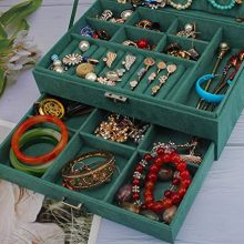 Velvet Large Necklace Jewelry Storage Organizer