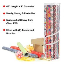 Primode Wrapping Paper Storage Bag, Gift Wrap Organizer