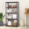 Yaheetech Black 5-Shelf Steel Shelving Unit Storage