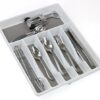 Expandable Cutlery Drawer Trays for Silverware, Serving Utensils