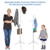 Clewiltess Wooden Tree Coat Rack Stand
