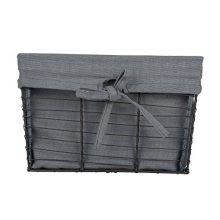 Wire Vintage Storage Baskets with Liner