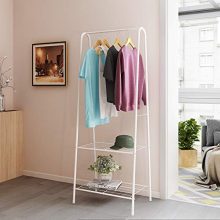 JEROAL Clothing Garment Rack, Coat Organizer Storage Shelving Unit