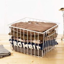 Refrigerator Chest Freezer Baskets – Set of 4 Wire Storage Bins for Kitchen & Pantry Organization