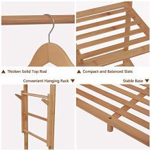 Ufine Bamboo Garment Rack 6 Tier Storage