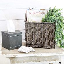 Farmhouse Rustic Woven Willow Storage Basket