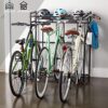 SNAIL 3 Bike Stand Rack with Storage for Garage Use