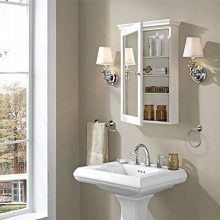 Bathroom Hardware Set Wall Mounted, 4 Piece Accessories