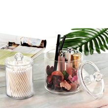 Bathroom Vanity Storage Organizer Canister Holder Apothecary Jars Set