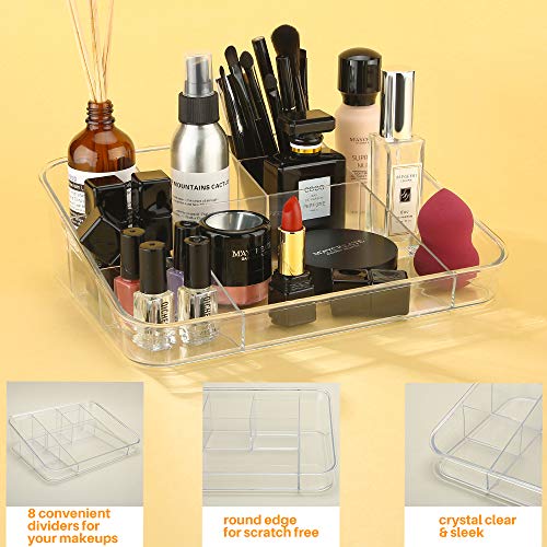 Tray Cosmetic Display Case Brush Holder Storage Box