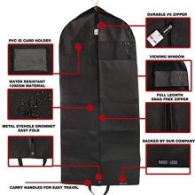 Bags for Less Suit and Dress Cover Garment Bag