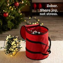 ZOBER Premium Christmas Light Storage Bag