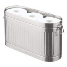 Decorative Metal Toilet Paper Holder Stand