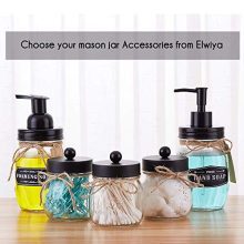 Farmhouse Decor Qtip Dispenser Holder Glass