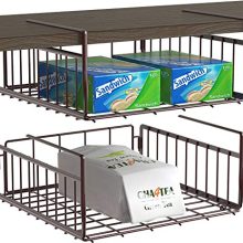 2 Pack - SimpleHouseware Under Shelf Basket