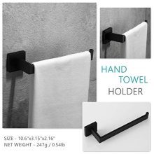 Wall Mounted Towel Bar Set Premium Stainless Steel