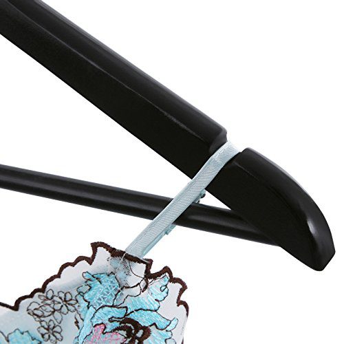 Wooden Coat Hangers Suit Hangers with Pants Bar