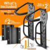 2 Sets of Compact Bike Wall Mount with Protector