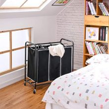 ROMOON Laundry Sorter, 3 Bag Laundry Hamper Sorter