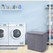 Huxley Classics Double Laundry Hamper - Lid Cover