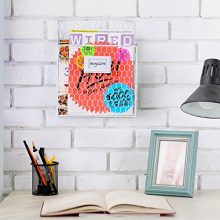 Chicken Wire Wall-Mounted Metal Magazine Organizer Basket