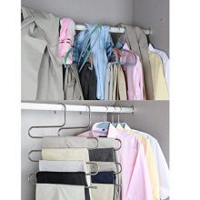 DOIOWN S-Type Stainless Steel Clothes Pants Hangers