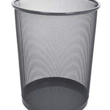 Smart Design Steel Metal Mesh Waste Basket