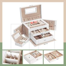 SONGMICS Jewelry Box for Women, Jewelry Organizer