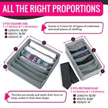 Drawer Dividers for Underwear, Bra and Clothes