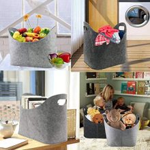 LIMEIDE Large Firewood Basket Storage, Felt Bag Shopping