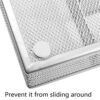 Effortless Kitchen Drawer Harmony with GBmall 5-Compartment Steel Mesh Cutlery Tray - Organize Your Silverware with Style