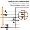 Fishing Rod Rack for Fishing Rods, Hiking Poles, Ski Poles