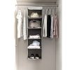 Zober 5 Shelf Hanging Closet Organizer Space Saver
