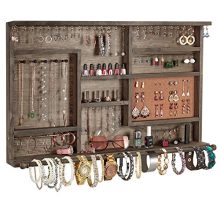 Large Rustic Jewelry Organizer Jewelry Cabinet