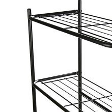 3TOILR-BLK 3 Tier Organizer, Bathroom Space Saver,