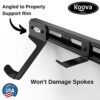 Koova Wall Mount Bike Storage Rack Garage Hanger for 3 Bicycles