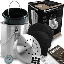 Compostizer Introducing Stainless Steel 1.3 Gal