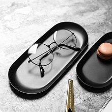 Black Bathroom Trays for Counter