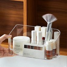 SUNFICON Makeup Tray Organizer Bathroom Cabinet Cosmetic Storage