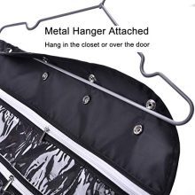 Alezywels Hanging Jewelry Organizer Bag Dual-Sided