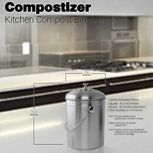 Compostizer Introducing Stainless Steel 1.3 Gal