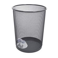 Smart Design Steel Metal Mesh Waste Basket