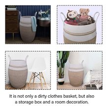 Giant Woven Laundry Hamper - Stylish and Spacious Storage for Your Home! 🧺✨