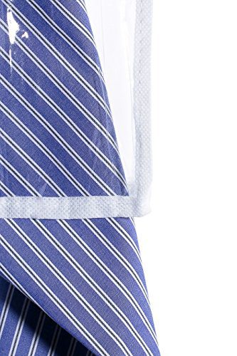 Clear Vinyl Shoulder Covers for Clothes – Set of 12 Protective Storage Covers for Suits, Dresses & Blouses – Durable, Breathable, and Dust-Free