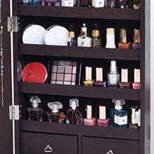 QUANYOU 6 LED Lights Lockable Full Mirror Full Screen