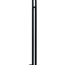 SSWBasics Black 2-Way Clothing Rack with Black Straight Arms